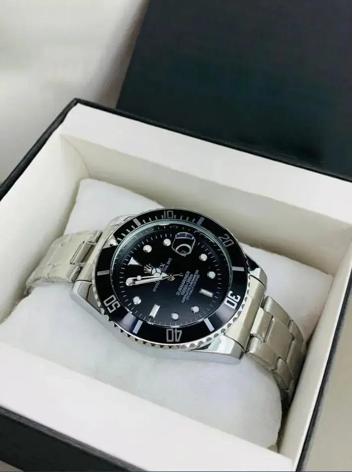 rolex watch black dial - veon watches