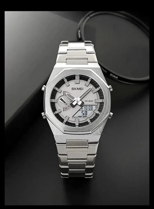SKMEI 1816 – Dual Display Luminous Waterproof Watch Four Tick